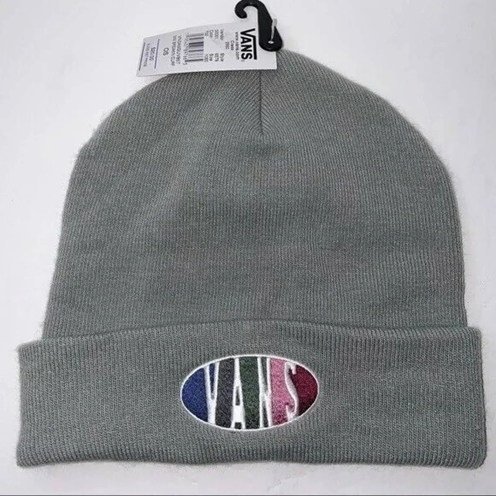 NEW Vans Breaking Curfew Winter Fall Cap Grey Beanie Hat